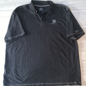 Disney Parks Mens XL Black Short Sleeved Polo Walt Disney World Mickey‎